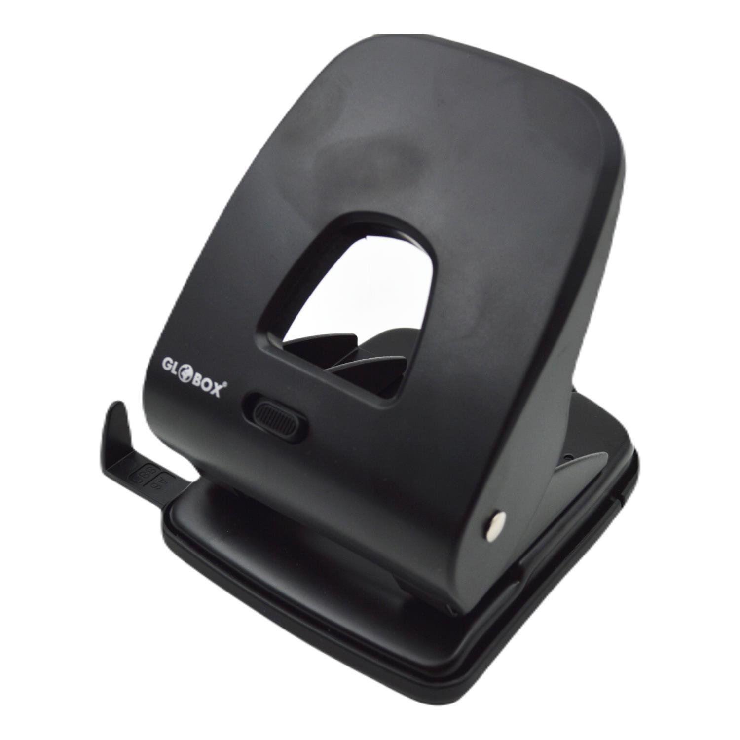 GLOBOXGlobox Metal Delgeç 40 Sayfa Kapasiteli Siyah 6276