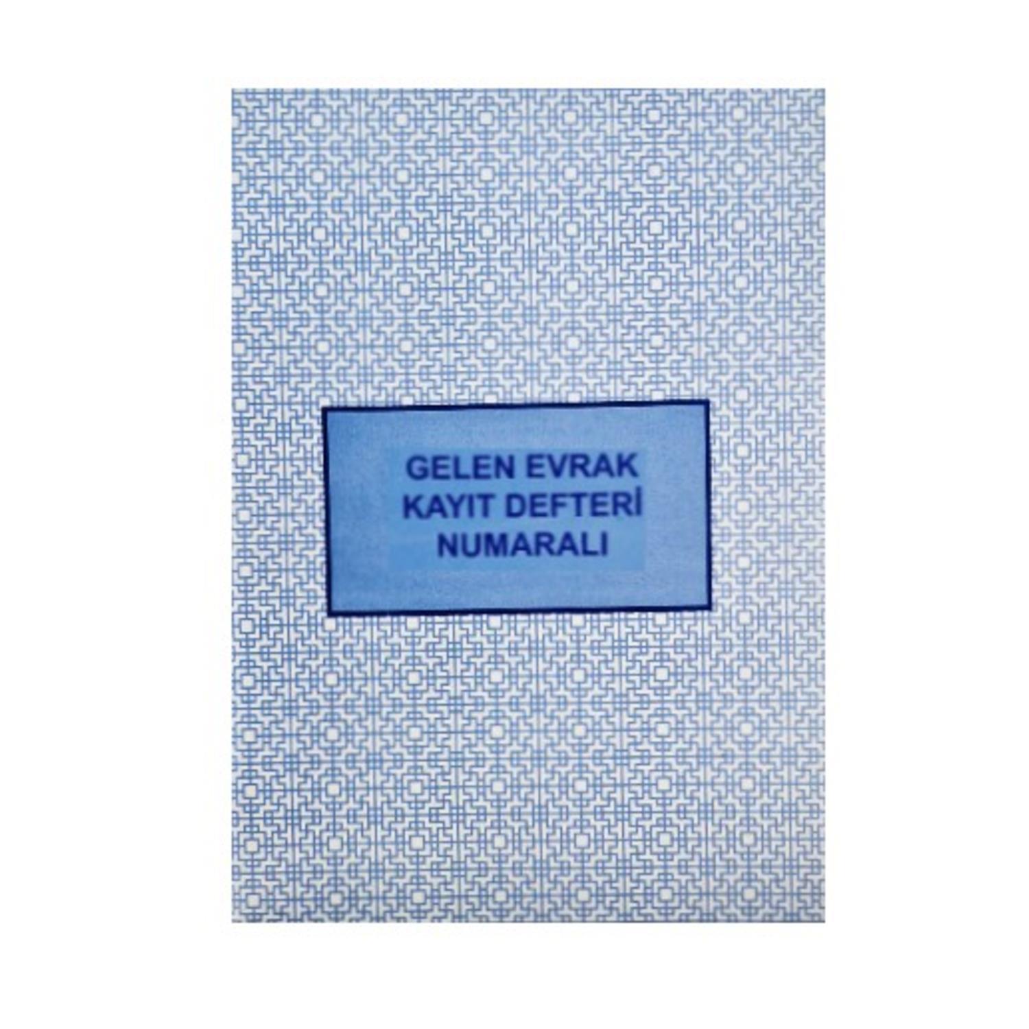 GürmatGürmat 20x28 40 Yaprak Karton Kapak Gelen Evrak Kayıt Defteri Numaralı Kod:085