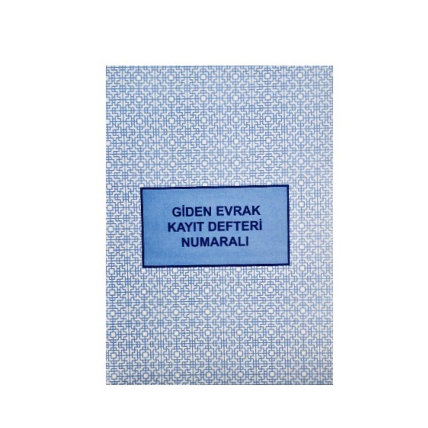 GürmatGürmat 20x28 40 Yaprak Karton Kapak Giden Evrak Kayıt Defteri Numaralı Kod:086