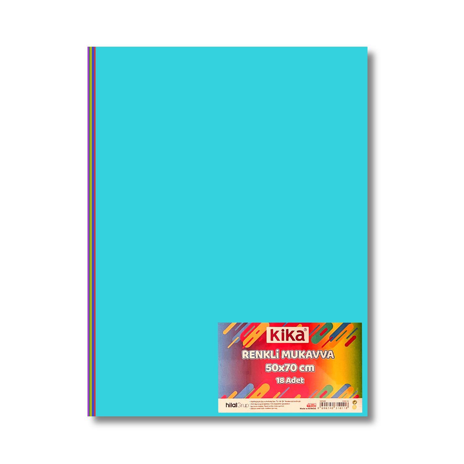 KikaKika 50x70 Mukavva Renkli 18 Adet