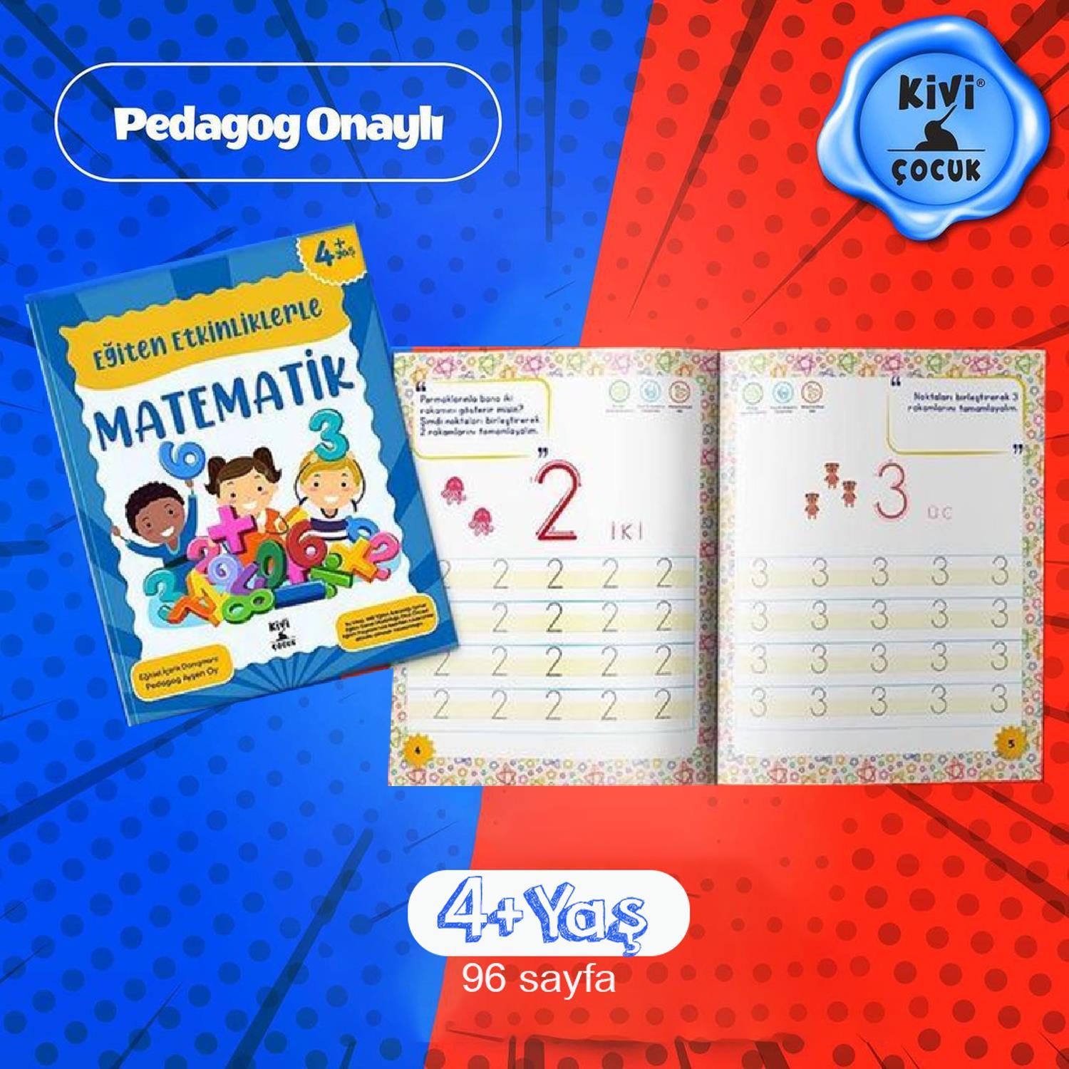 KİVİ ÇOCUKKivi Çocuk Eğiten Etkinliklerle Matematik -Ayşen OY KTP