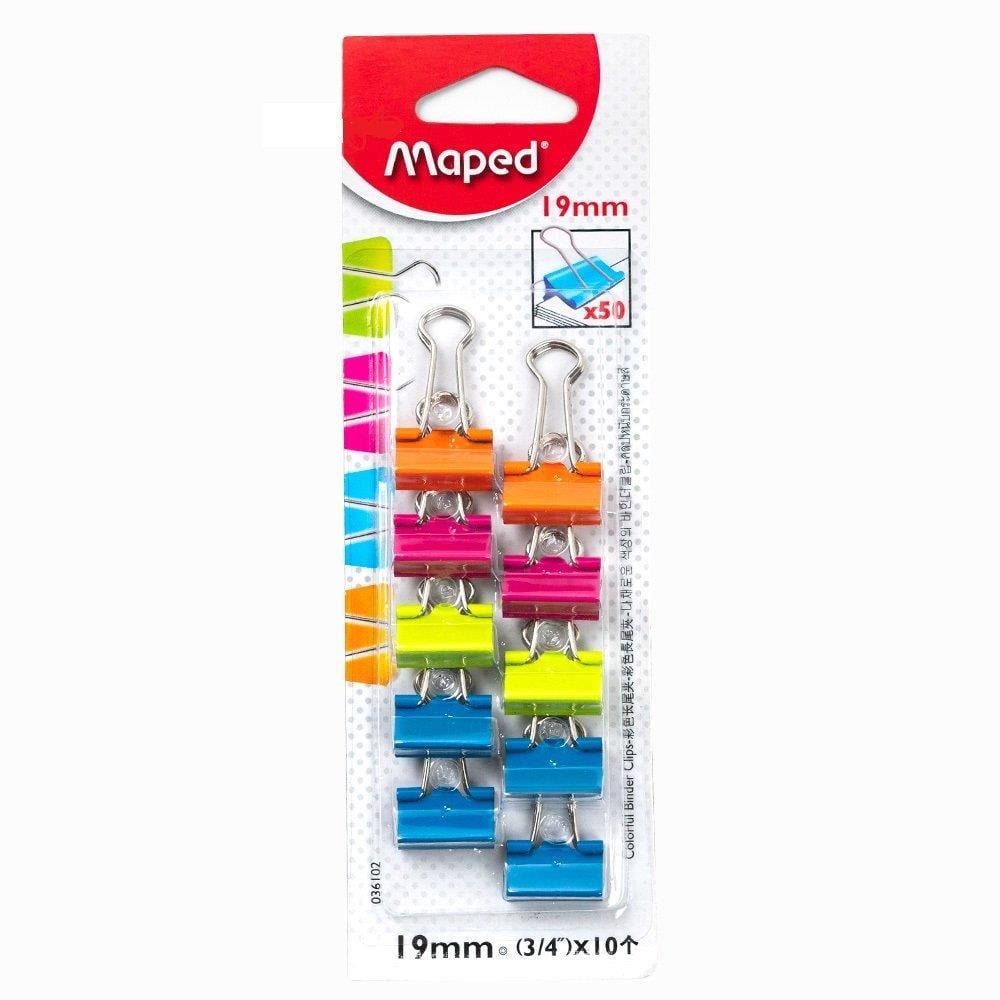MapedMaped 19 Mm Renkli Kıskaç 10 Lu