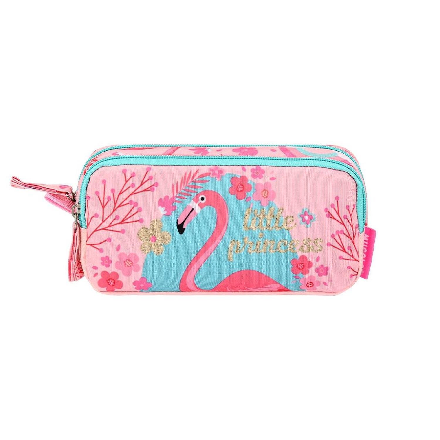 MuggleMuggle 2 Bölmeli Flamingo Kalemlik MU-9086