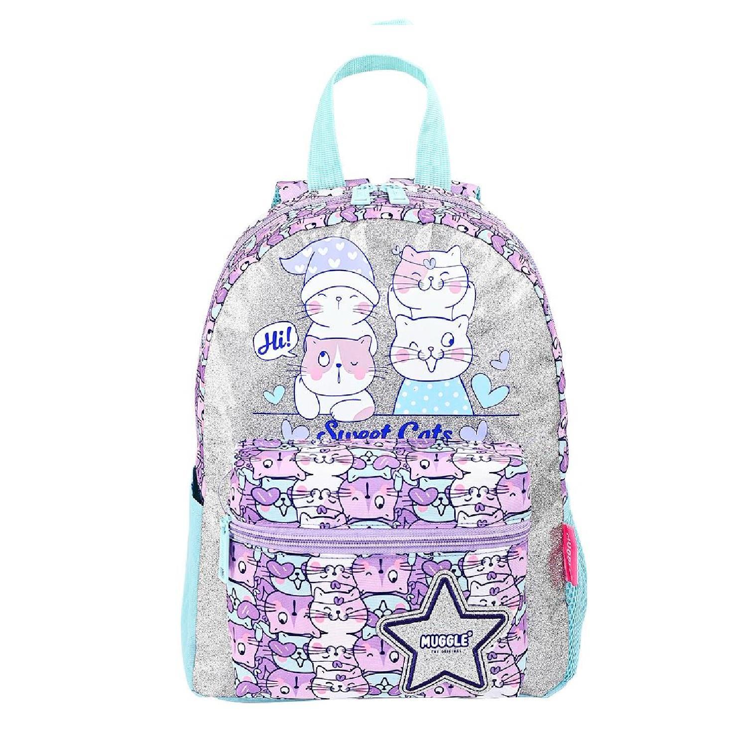 MuggleMuggle 2 Bölmeli Sweet Cats Anaokulu Sırt Çantası MU-9064