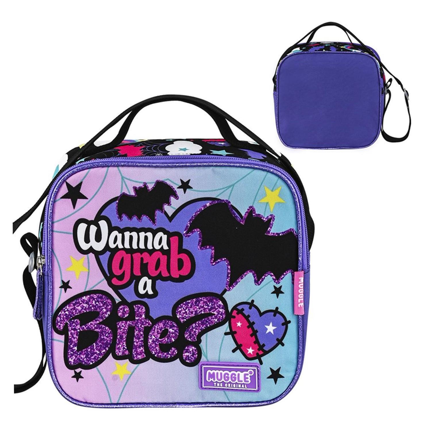 MuggleMuggle Gotik Girl Termoslu Beslenme Çantası Mor (MU-9111)