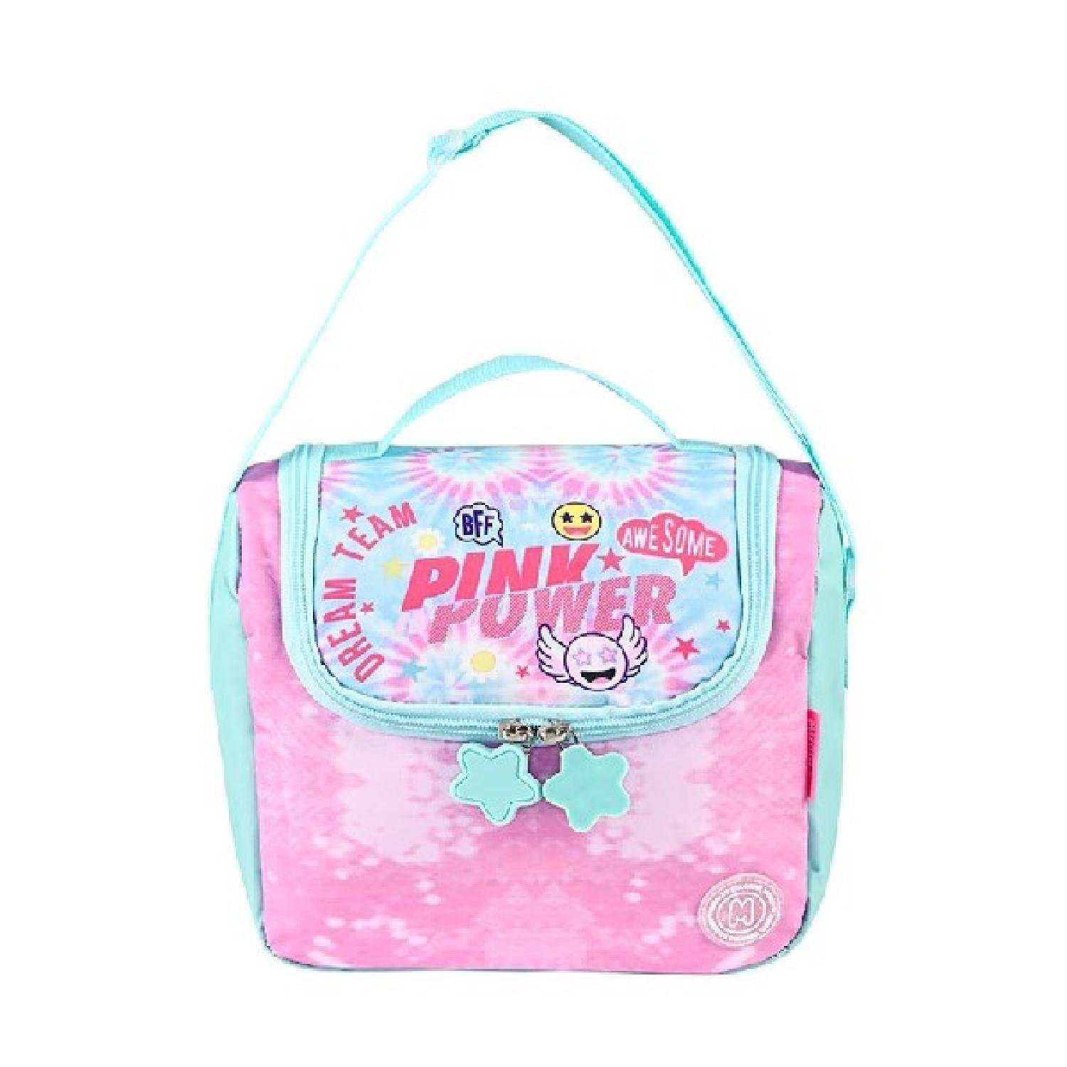 MuggleMuggle Tek Bölmeli Pink Power Termoslu Beslenme Çantası (MU-5772)