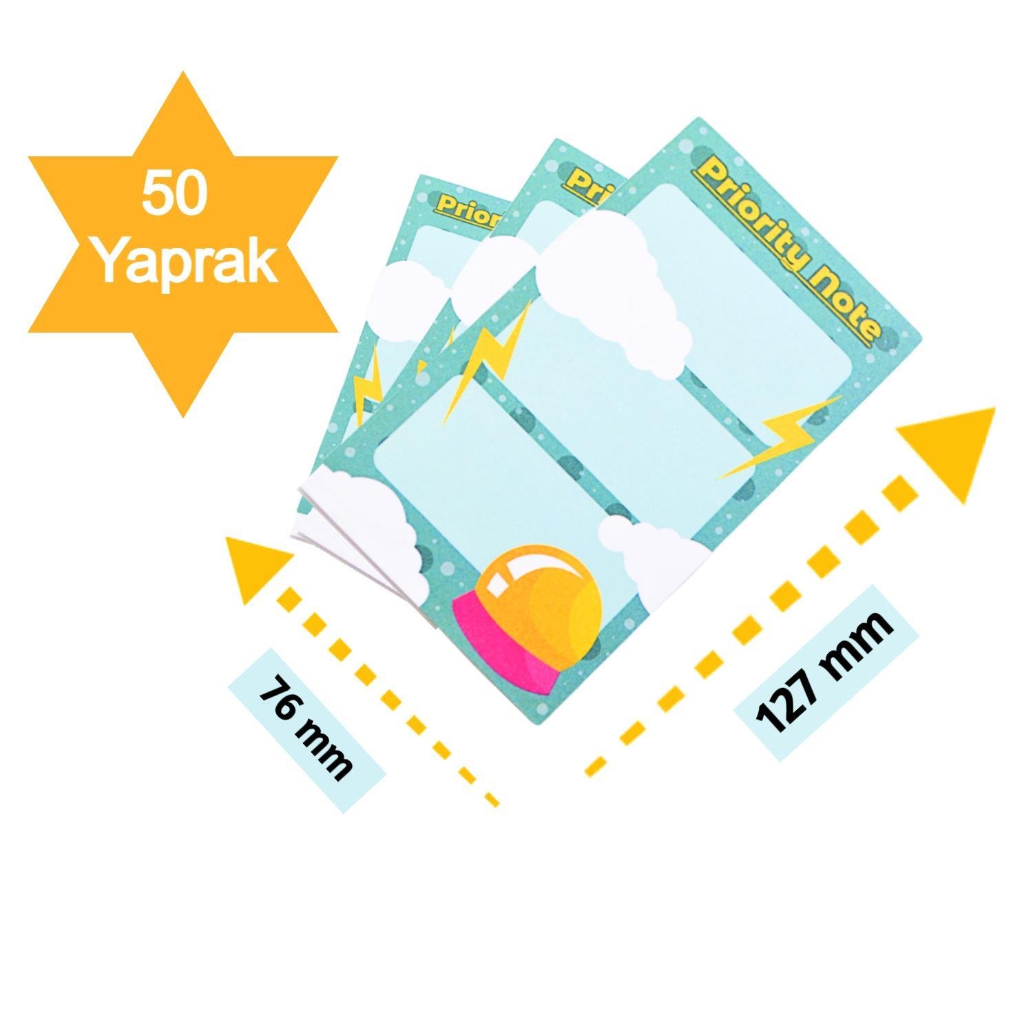 MUNISMunis Dopp Çek-Kopar Desenli Bloknot 76X127 mm 50 Yaprak DOPP-N20