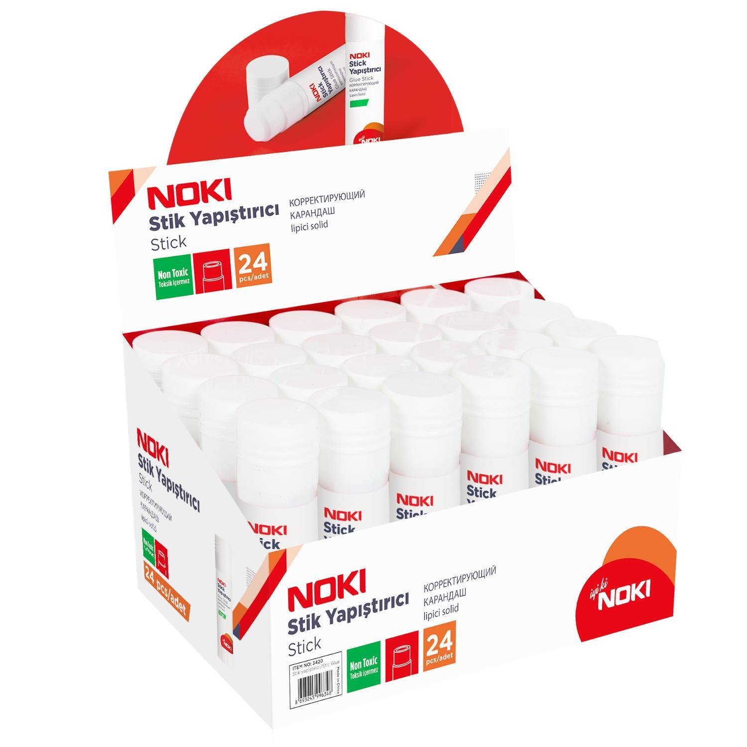 NokiNoki Stick Yapıştırıcı 20 gr 24 Adet