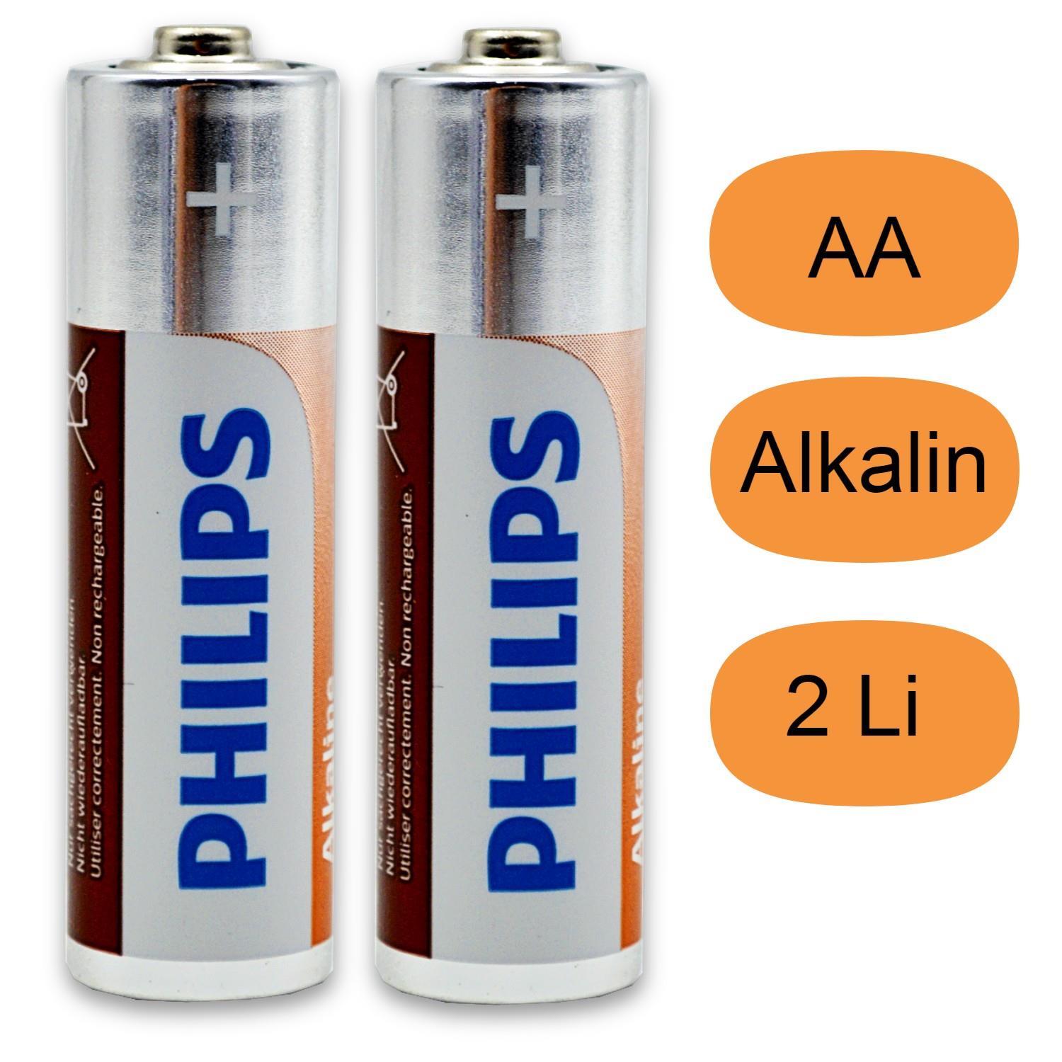 PhilipsPhilips Alkalin AA Kalem Pil Kartela 2 Li