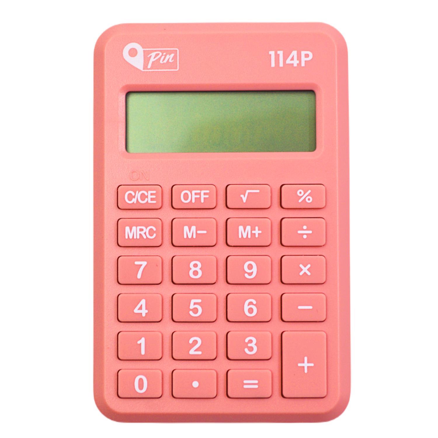 PinPin 114P 8 Hane Pembe Mini Hesap Makinesi GKE