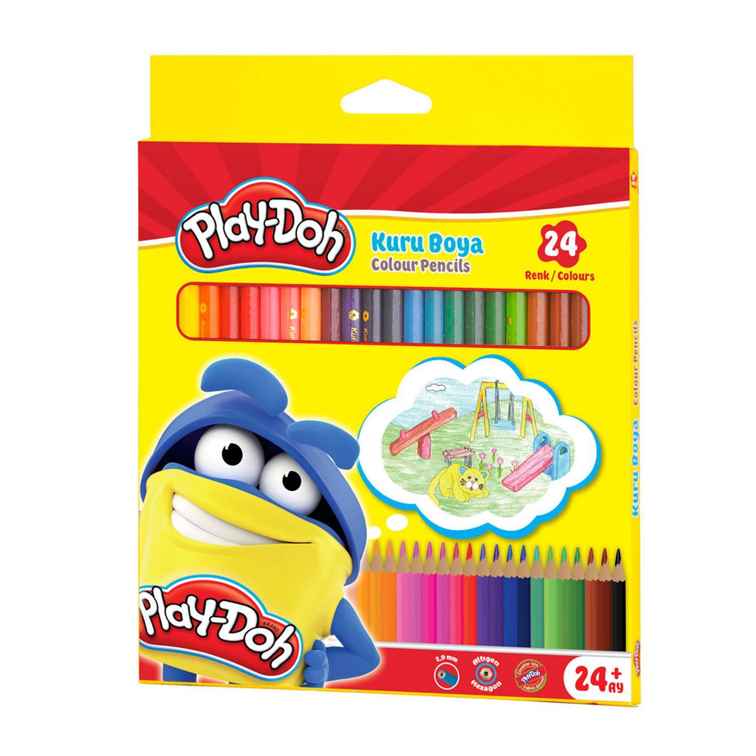 Play-DohPlay-Doh Karton Kutu Tam Boy Kuru Boya 24 Renk (PLAY-KU003)