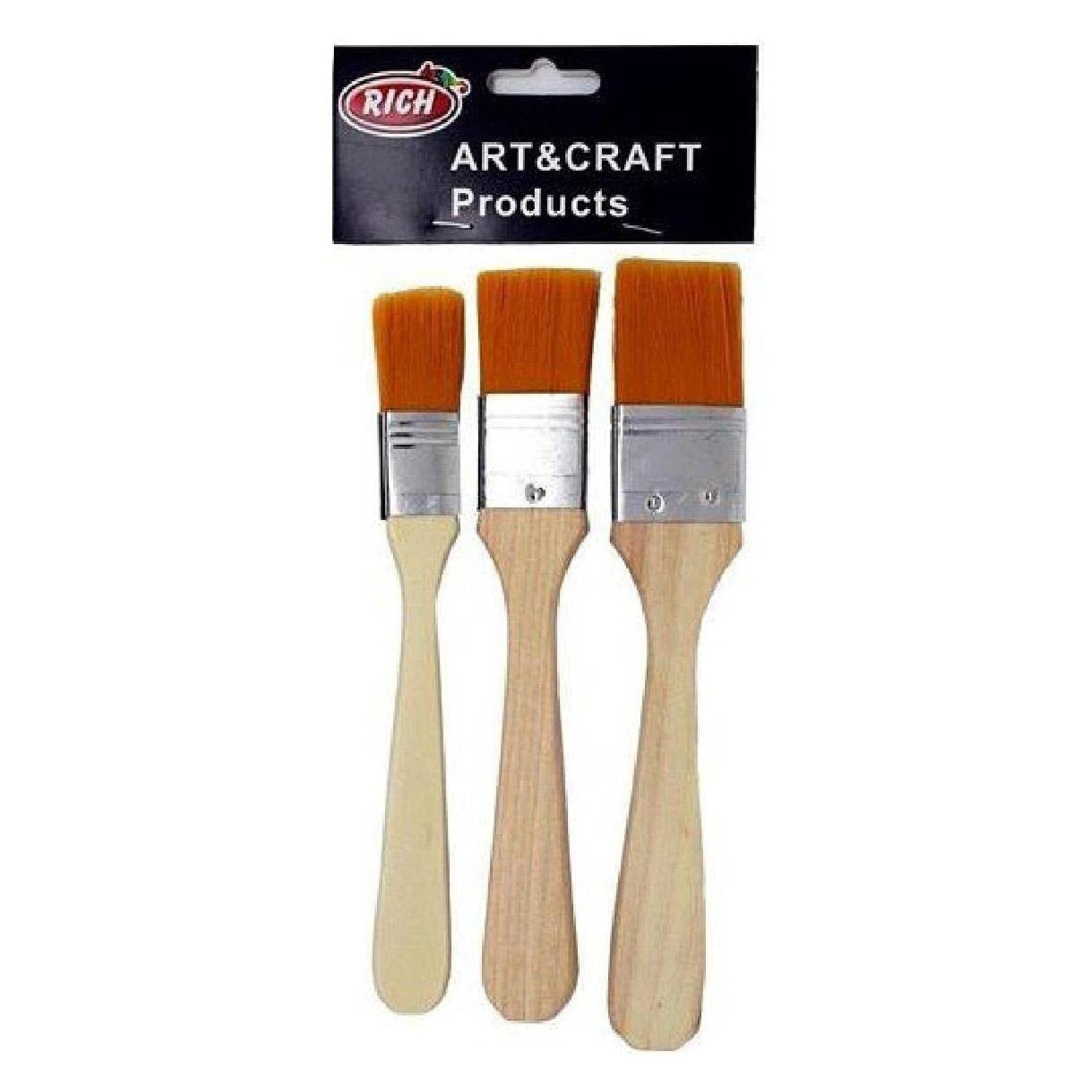 RİCHRich Ekonomik 3 lü Sarı Kıl Fırça No: 2-3-4 (7711227)