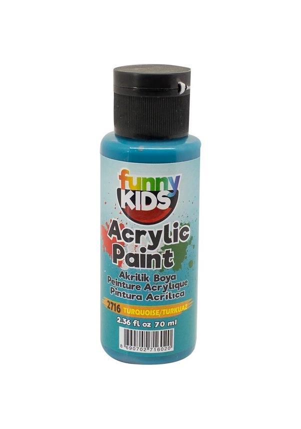 RİCHRich Funny Kids Akrilik Boya 70 Ml TURKUAZ-2716