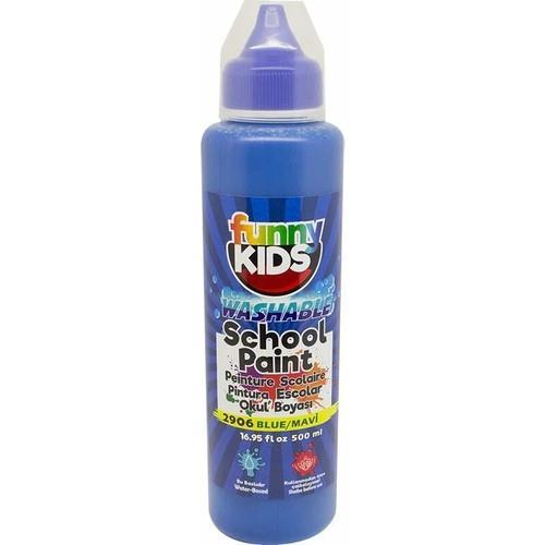 RİCHRich Funny Kids Yıkanabilir Okul Boyası 500 Ml Mavi-2906