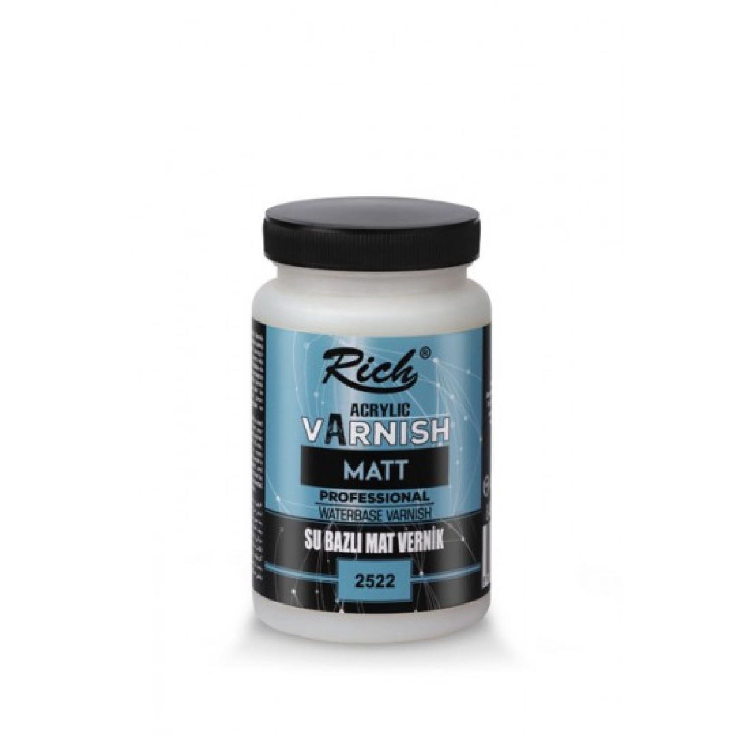 RİCHRich Su Bazlı Mat Vernik Kavanoz 250 cc