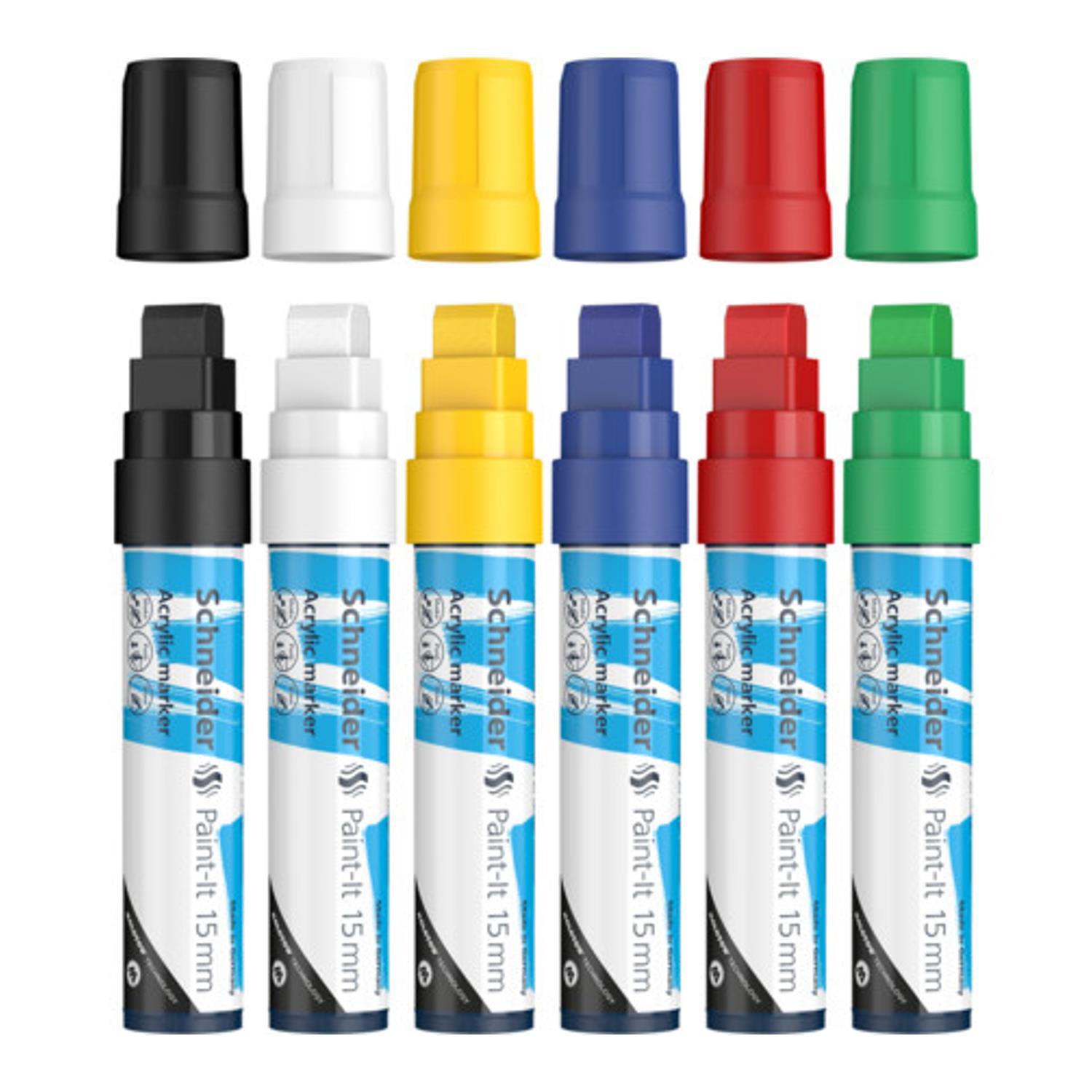 SchneiderSchneider Paint-İt 330 Akrilik Marker 15 Mm 6 Lı Set 120396