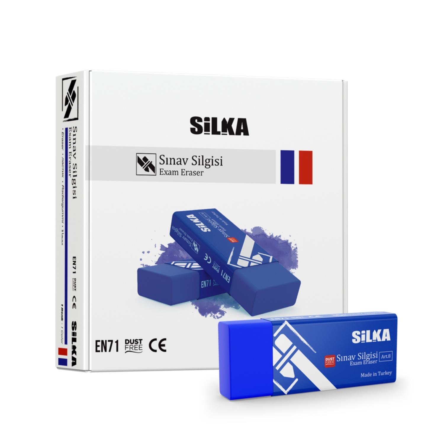 SİLKASilka Sınav Silgisi Büyük Boy 20 li Art 8