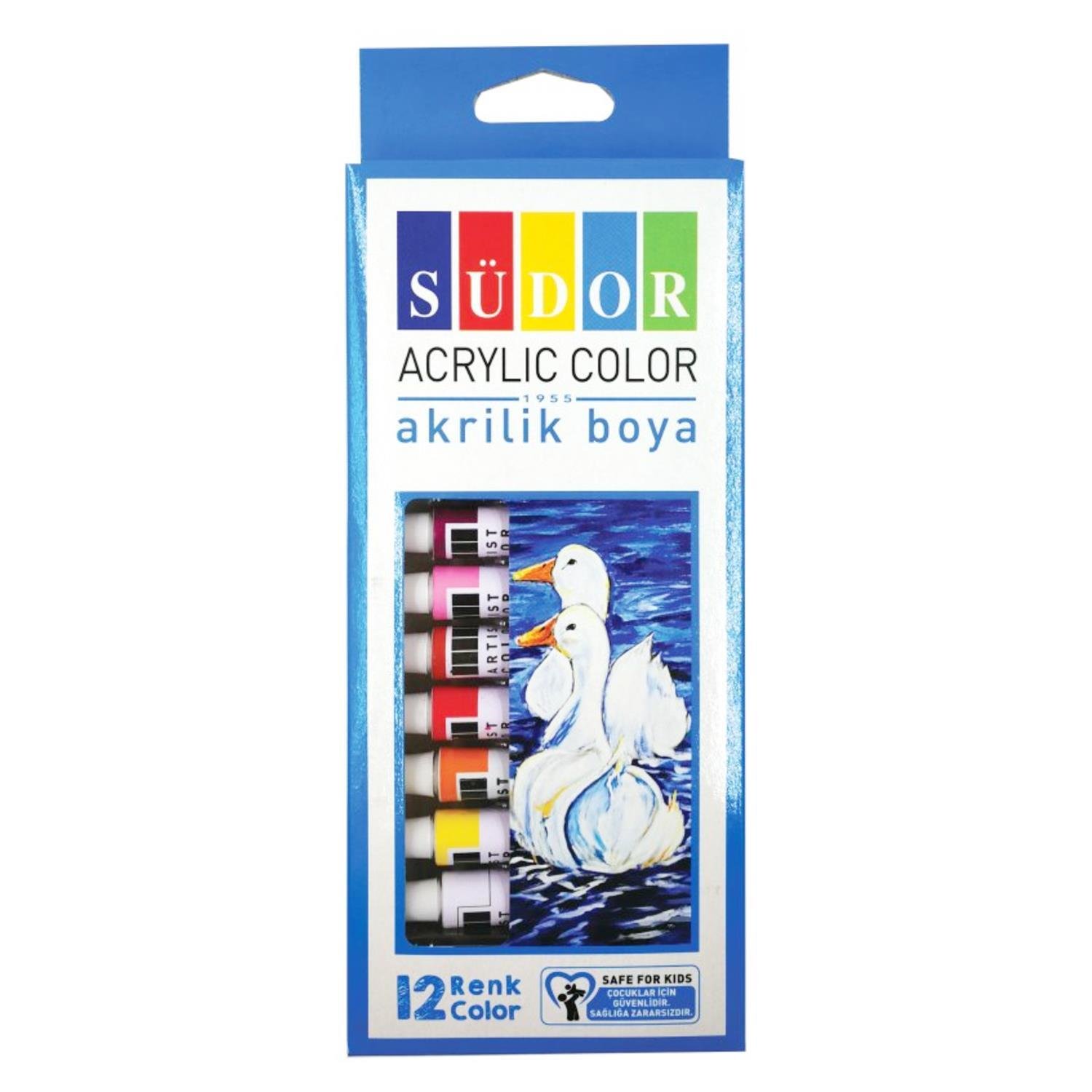 SÜDORSüdor Akrilik Boya Tüp 12x9 Ml SD195