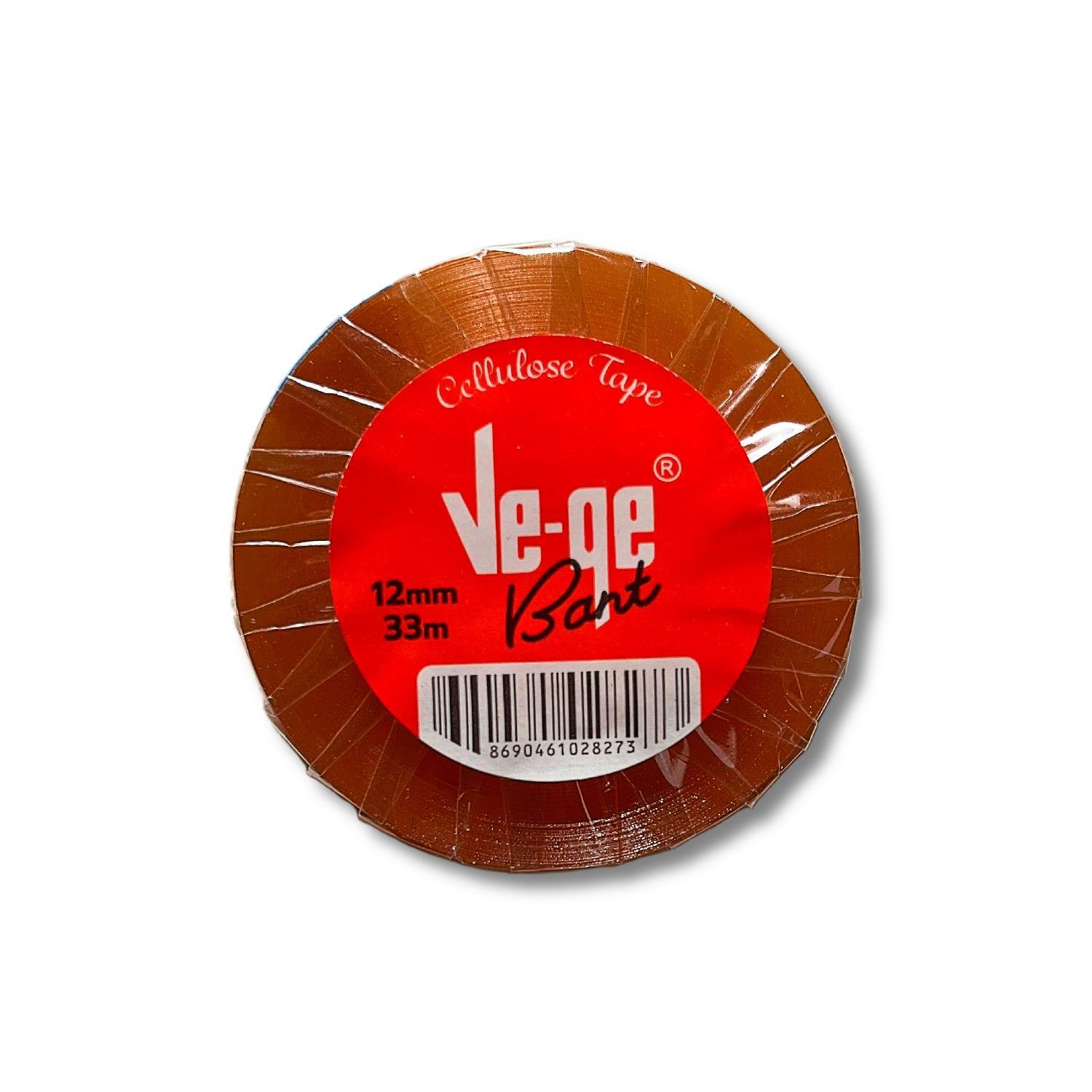VE-GEVege Retro 12x33 Cellulose Tape Selefon Bant 1 Adet
