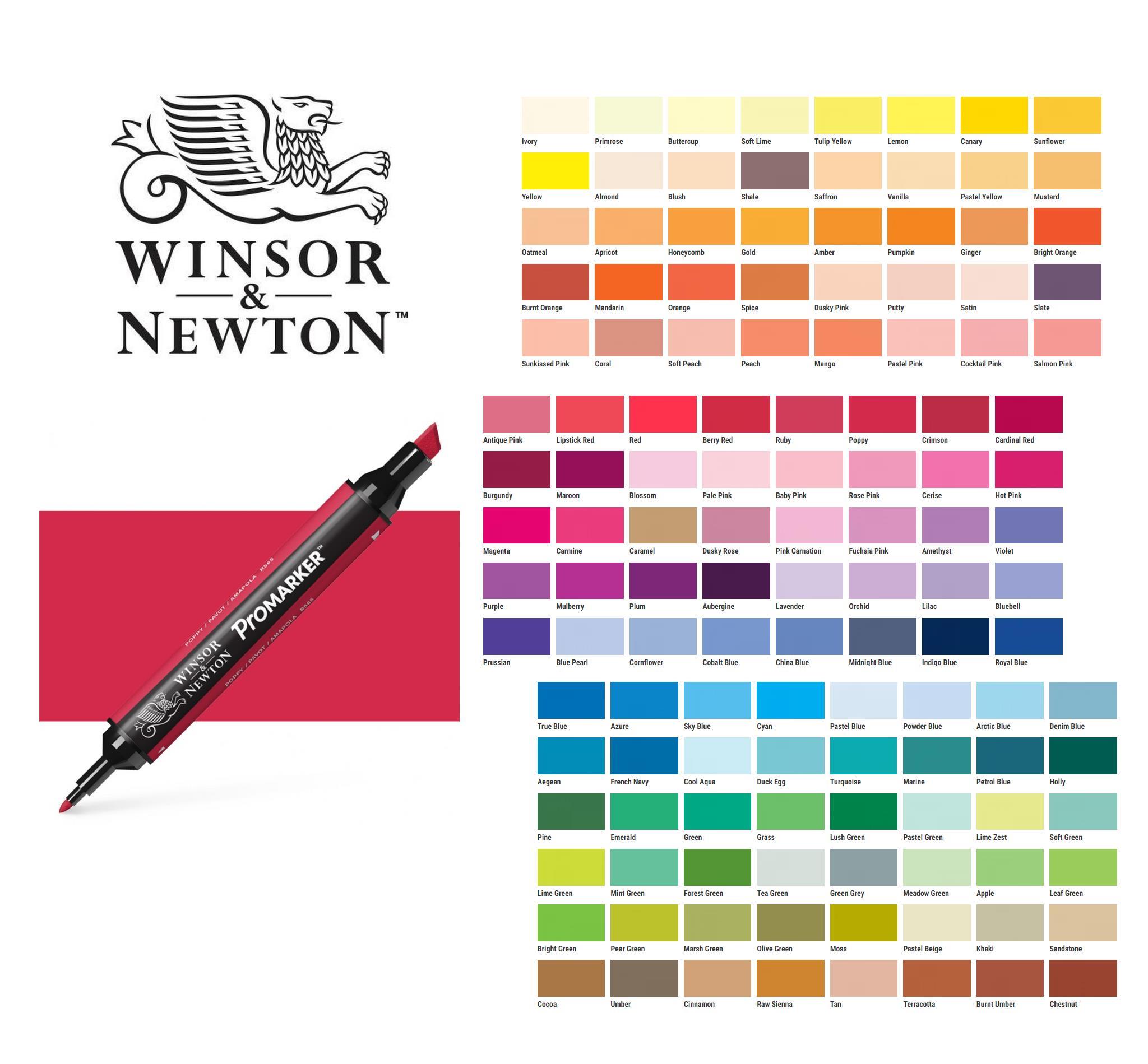 Winsor NewtonWinsor & Newton Promarker Çizim Kalemi Çift Uçlu Markör