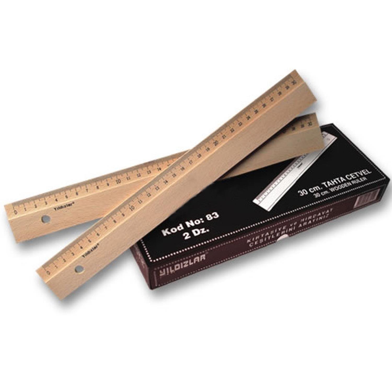 YıldızlarYıldızlar Tahta Cetvel 30 cm Kod:83