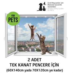 Kediler için Pencere Güvenlik Ağı, Kedi Filesi Sistemi – 2 Lİ EKONOMİK KUTU