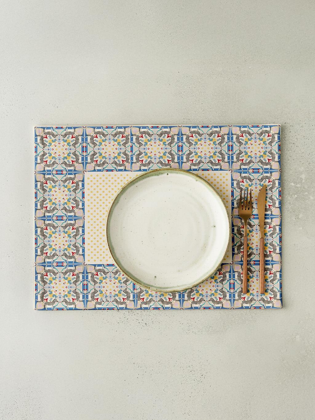 Çağdaş Afrika Pamuklu 4'lü Amerikan Servis TakımıMarkaev