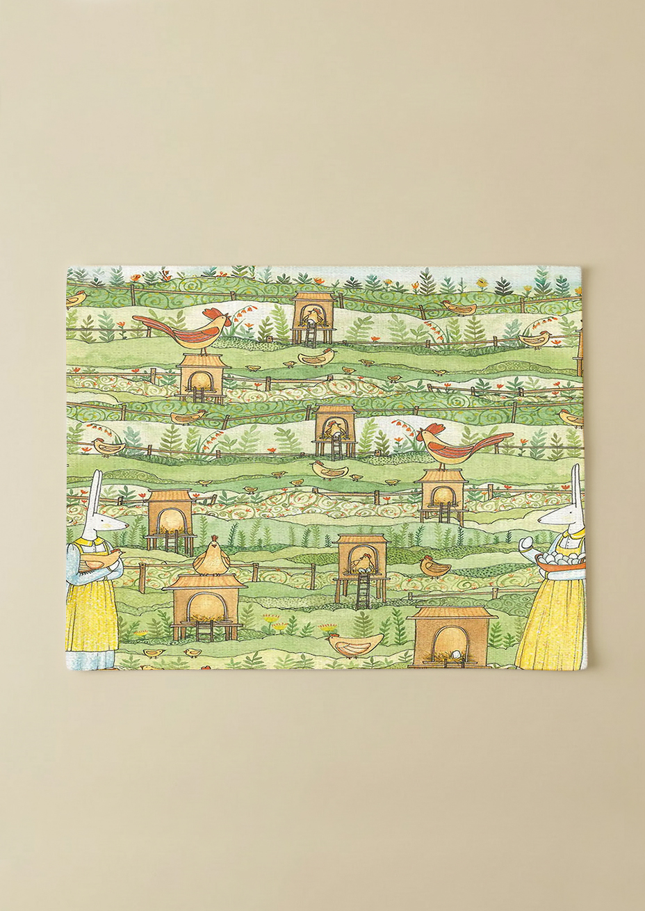 Easter Köy Pamuklu 6'lı Amerikan Servis TakımıMarkaev