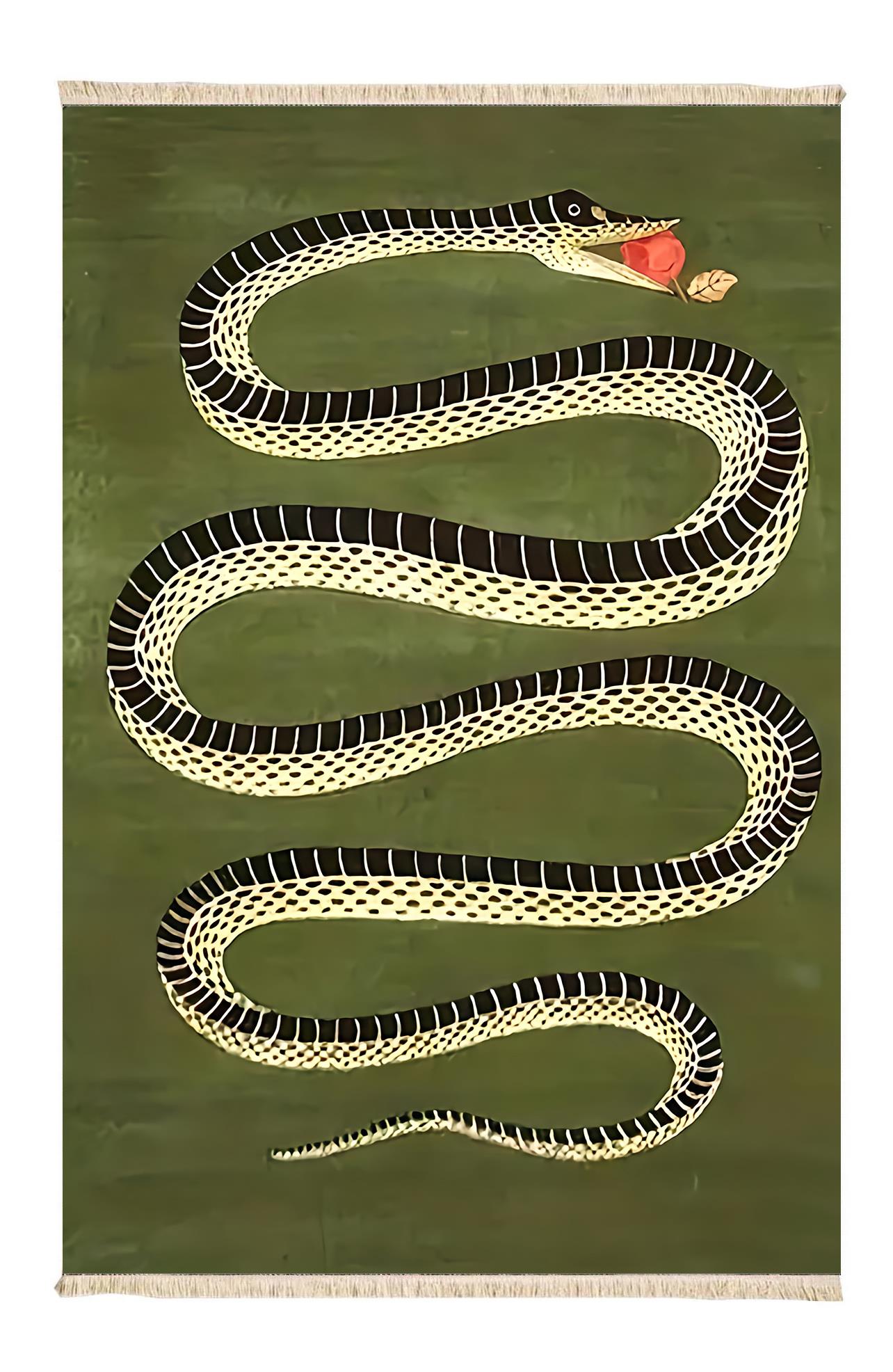 Green Snake Dokuma Taban Halı 392 YNGMarkaev