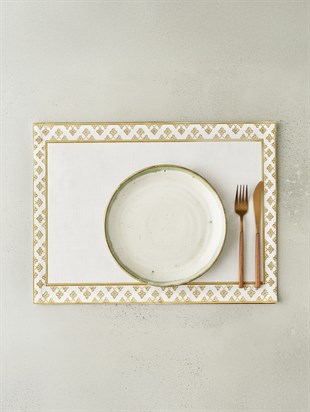 Gold Otantik Ramadan Pamuklu 6lı Amerikan Servis Takımı