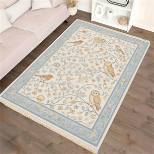 Pastel Baykuş Dokuma Taban Halı 577 YNGMarkaev