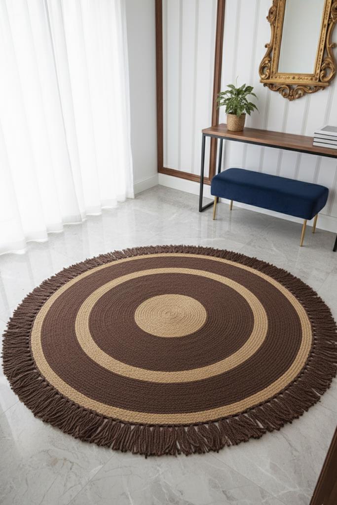 90X90 Nomad Jüt Halı 18 MultiMarkaev