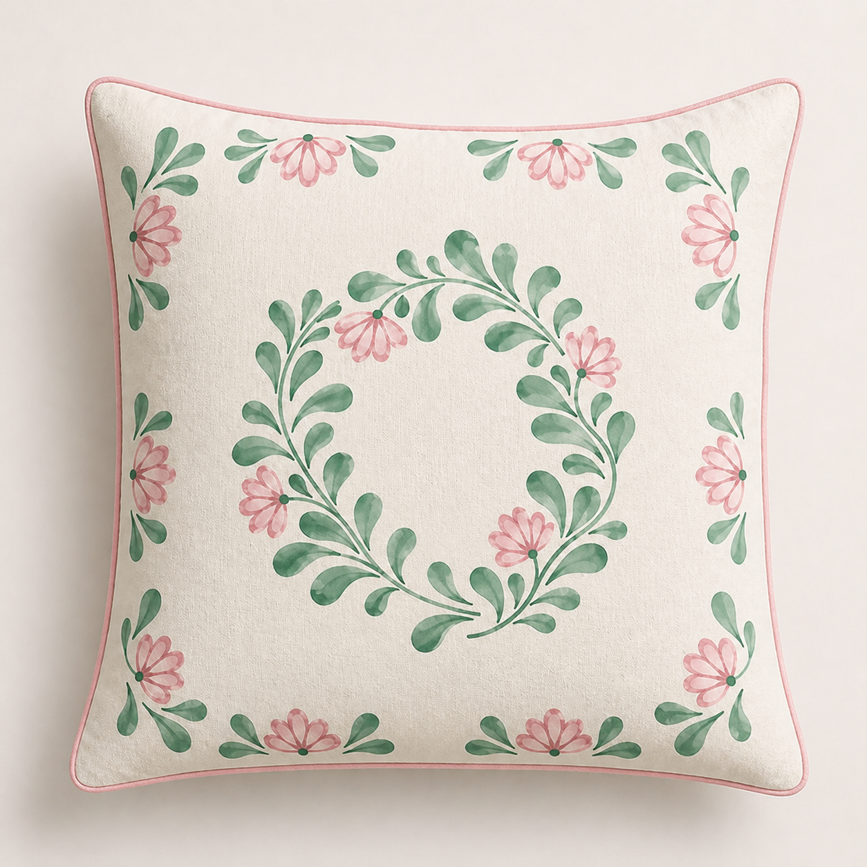 Blossom Pembe Kırlent KılıfıMarkaev
