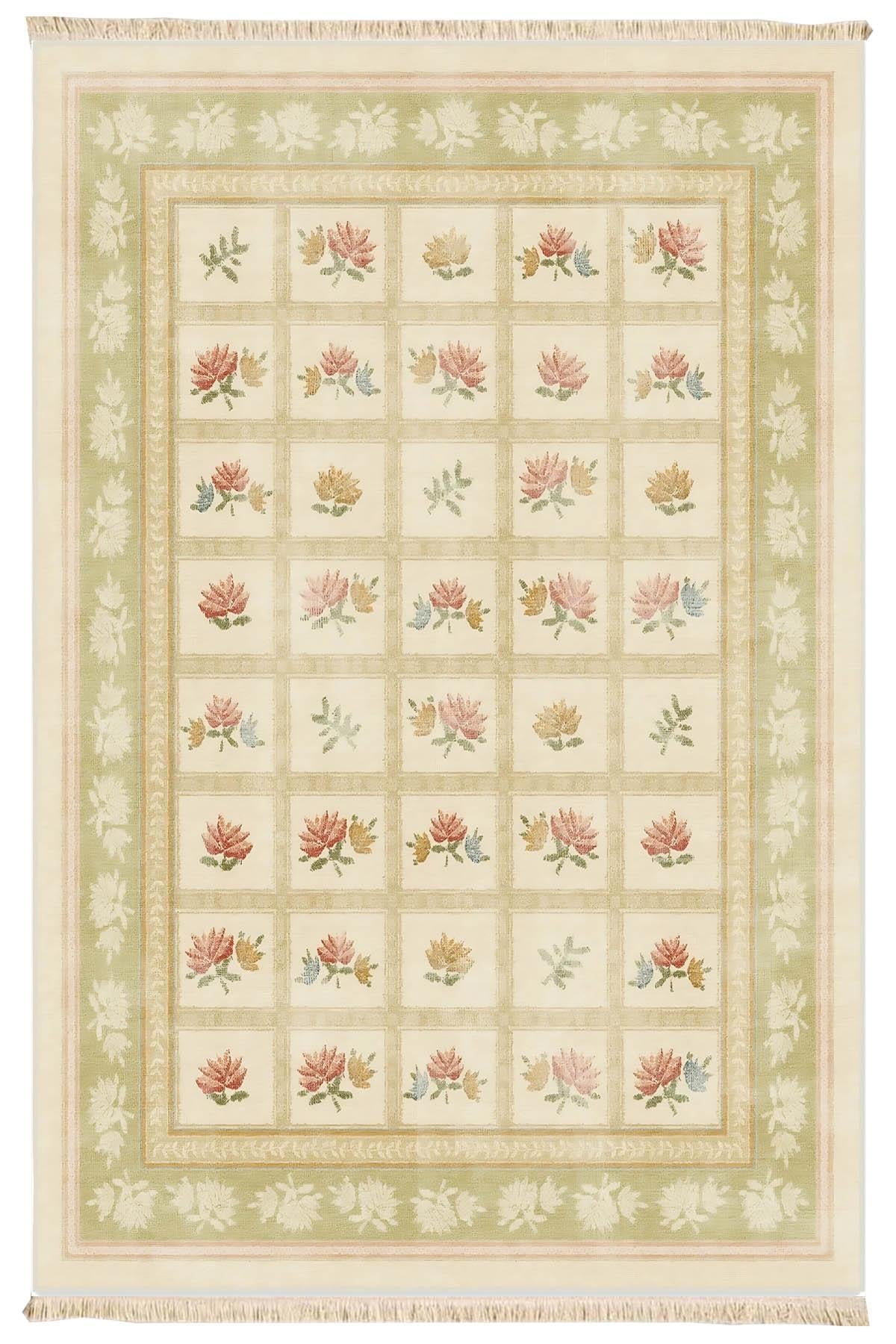 Çiçek Baskılı Dokuma Taban Halı 169 YNGMarkaev