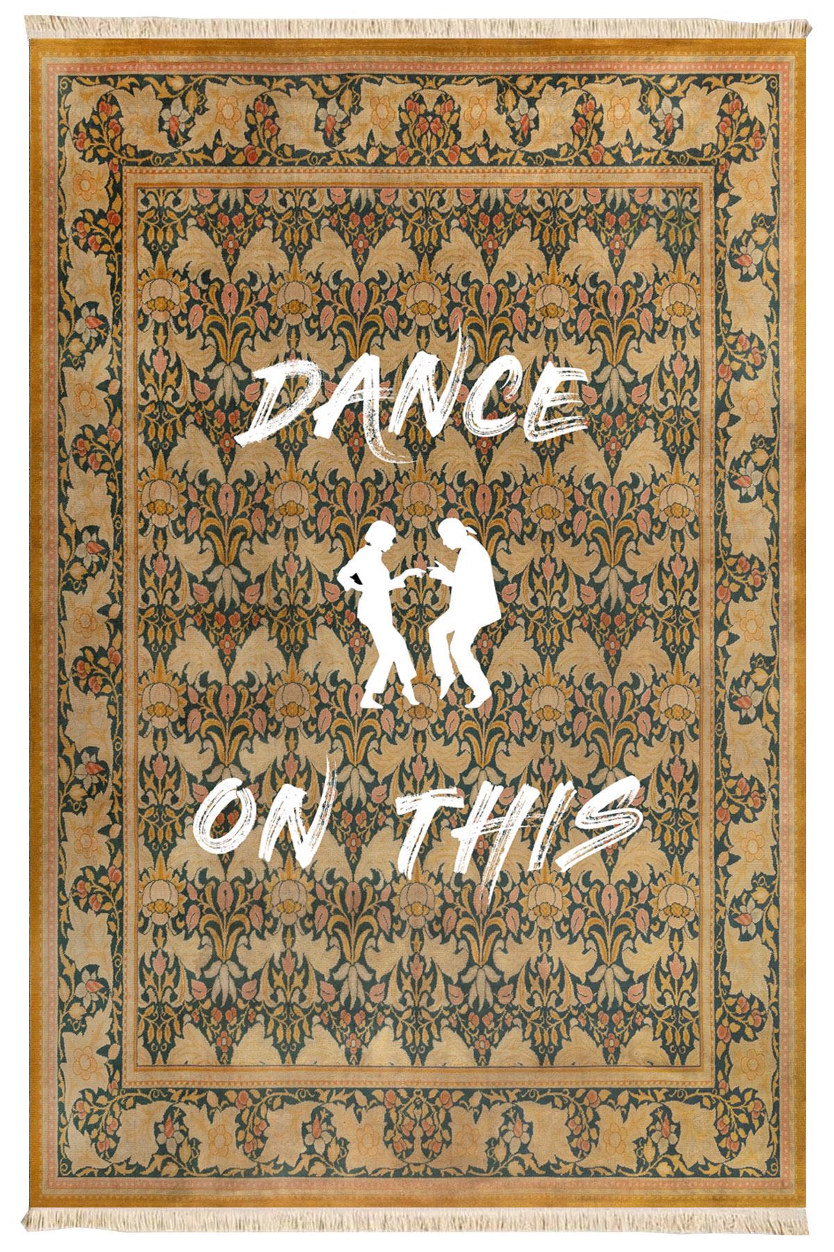 Dance Baskılı Dokuma Taban Halı 217 YNGMarkaev