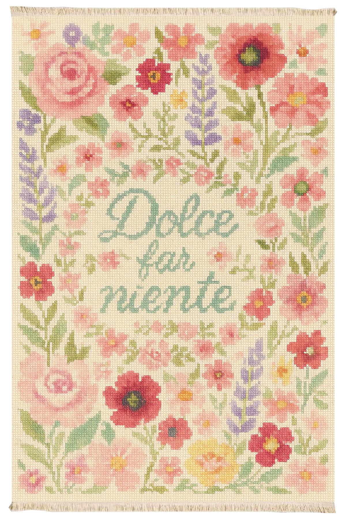 Dolce far Niente İspanyol Baskılı Dokuma Taban Halı 282 YNGMarkaev