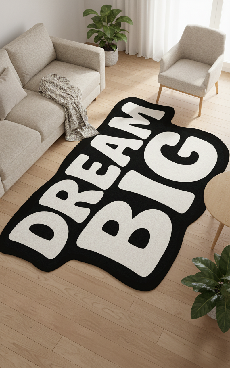 Dream Big Dokuma Taban Halı 426 YNGMarkaev