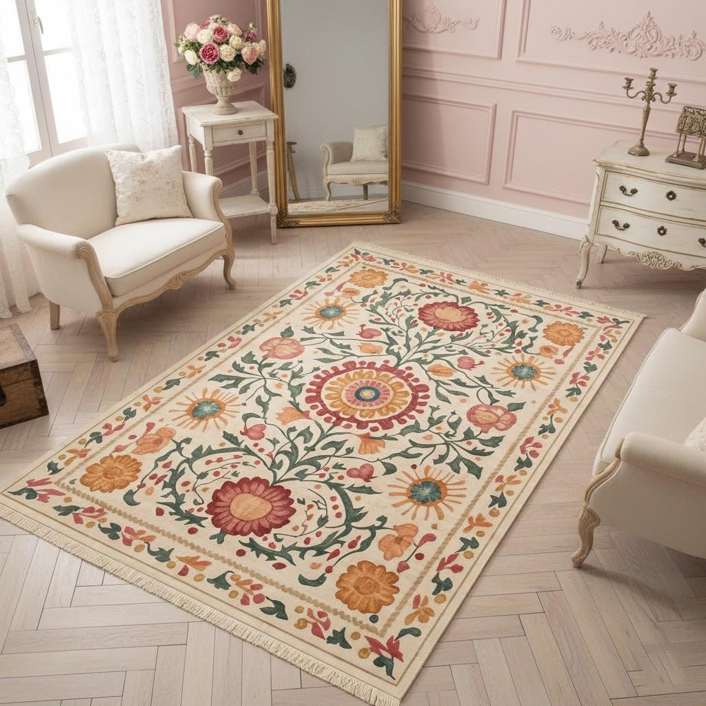 Güneş Bahçesi Kilim Dokuma Taban Halı 314 YNGMarkaev
