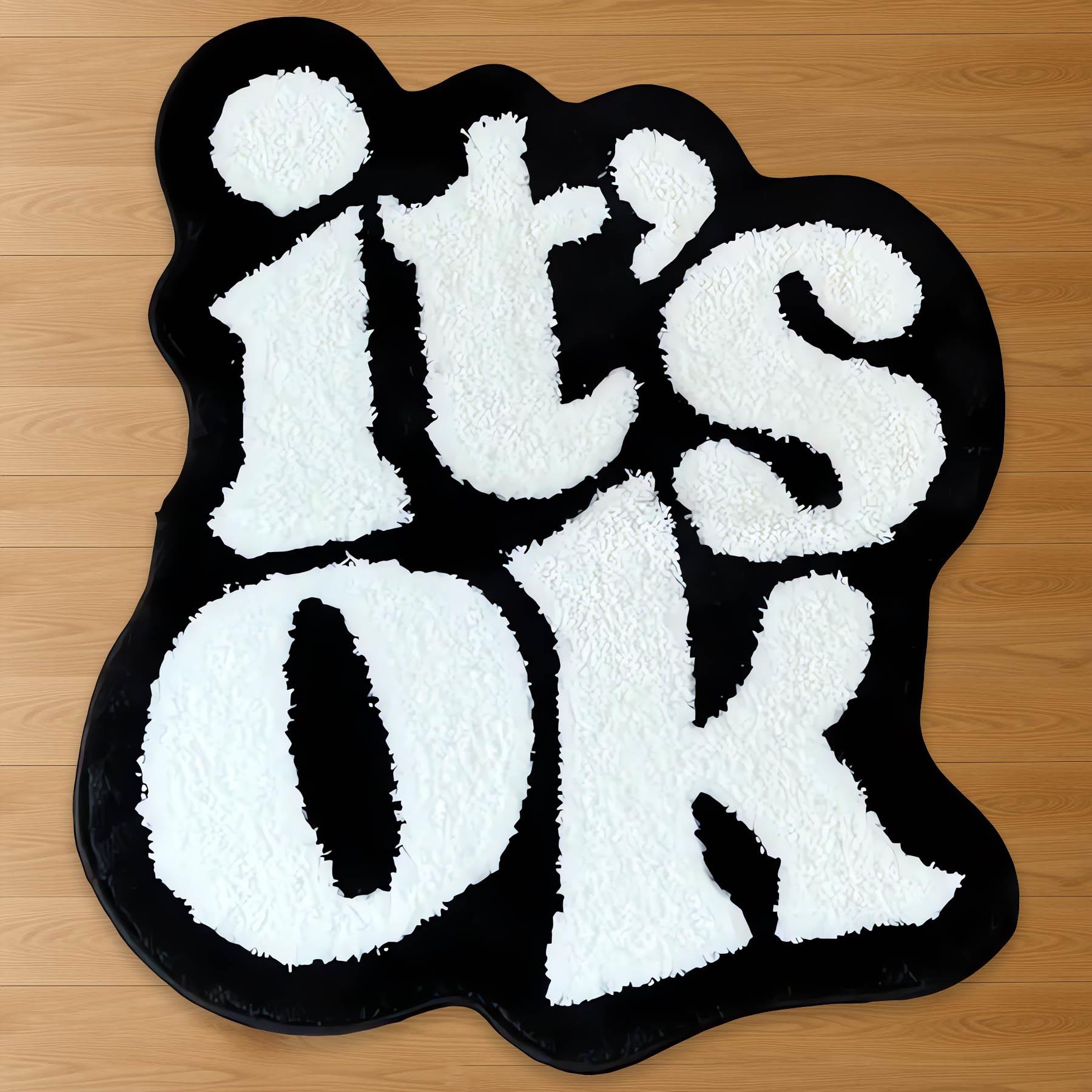 It is Ok Temalı Dokuma Taban Halı 300 YNGMarkaev