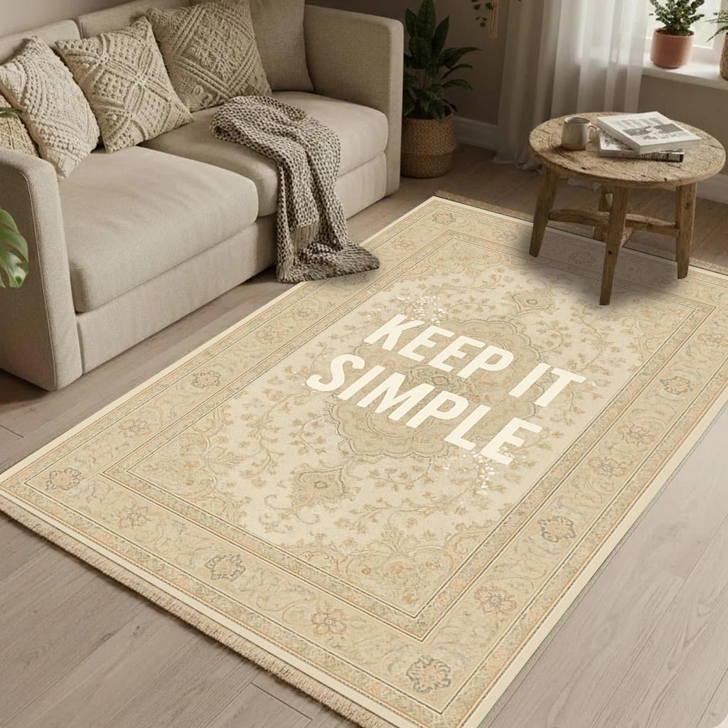 Keep It Simple Vintage Dokuma Taban Halı 403 YNGMarkaev