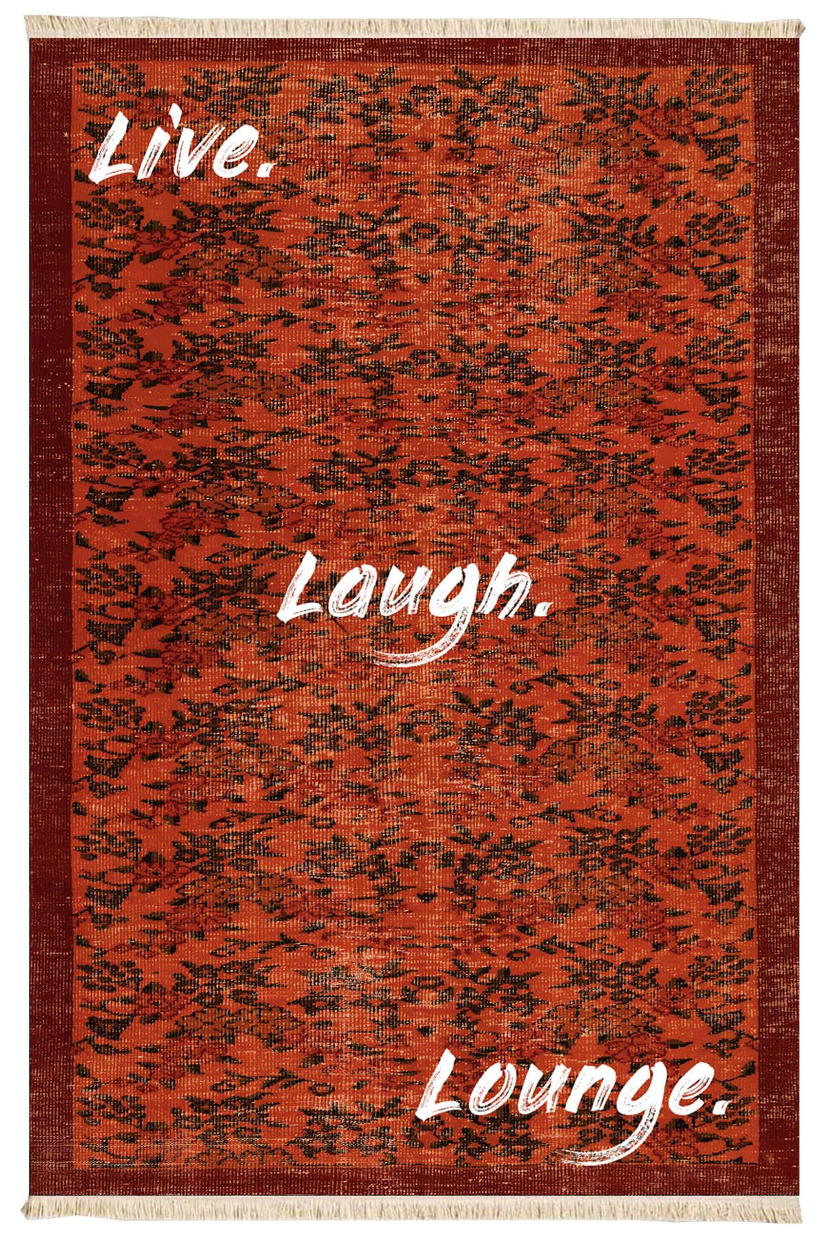 Laugh Baskılı Dokuma Taban Halı 192 YNGMarkaev