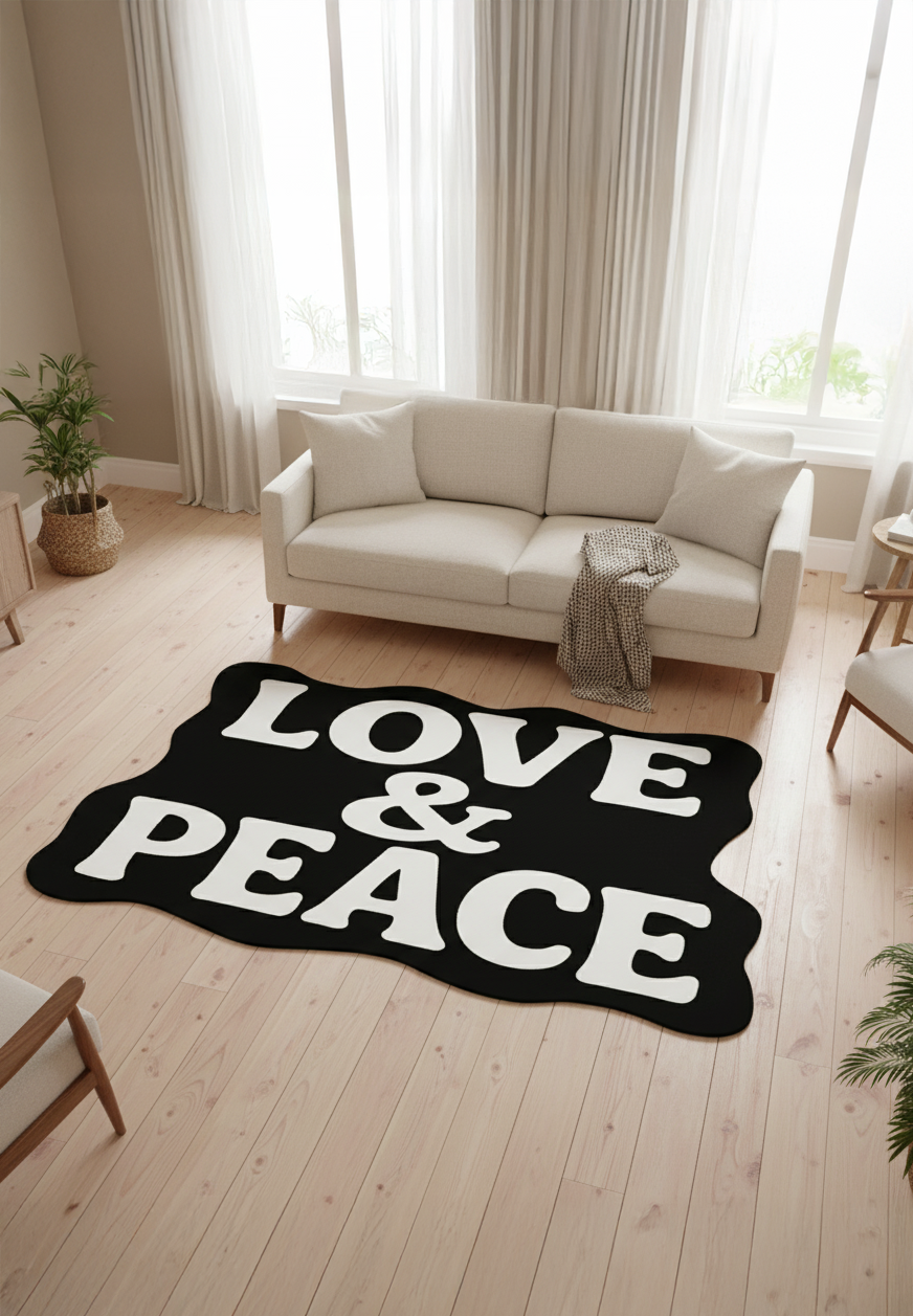 Love and Peace Home Dokuma Taban Halı 442 YNGMarkaev