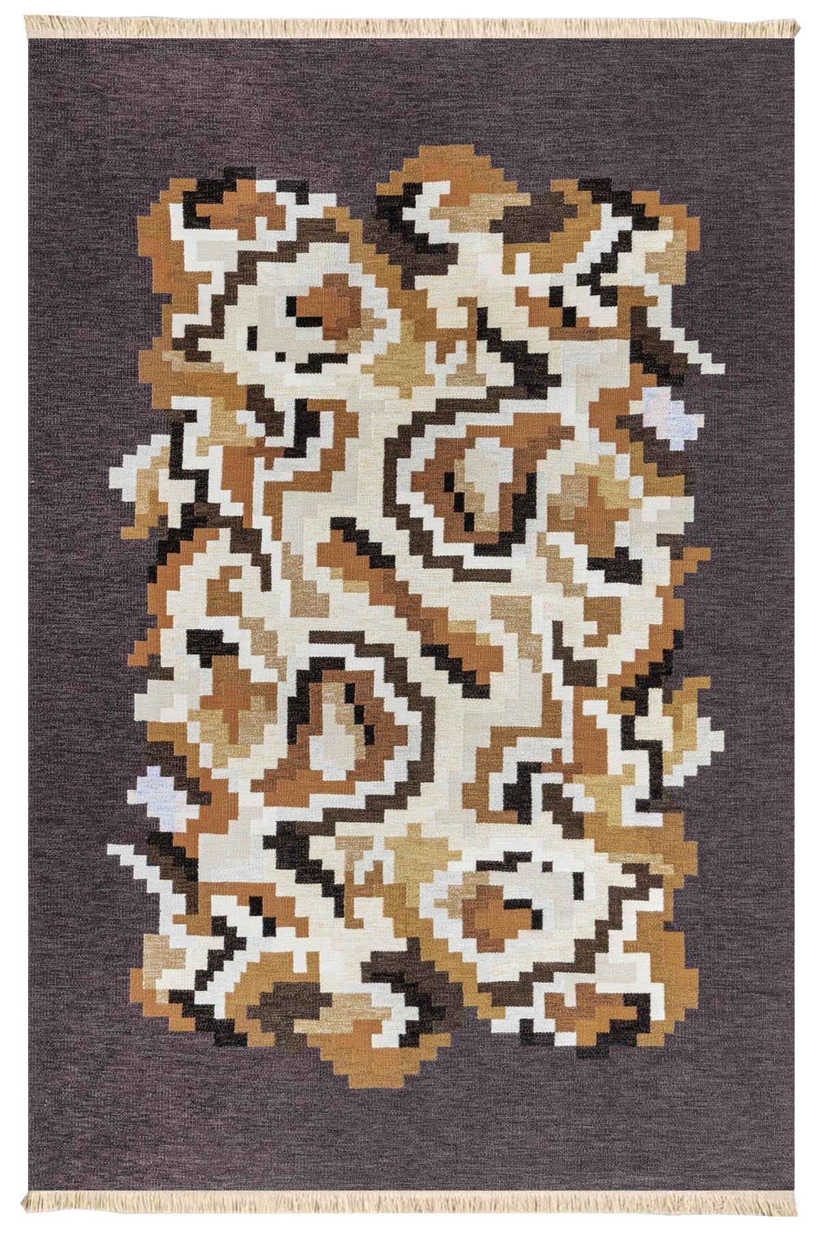 Modern Baskılı Dokuma Taban Halı 126 YNGMarkaev