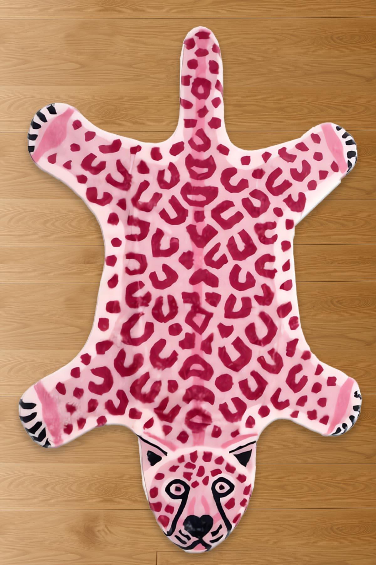 Pink Panter Baskılı Dokuma Taban Halı 212 YNGMarkaev