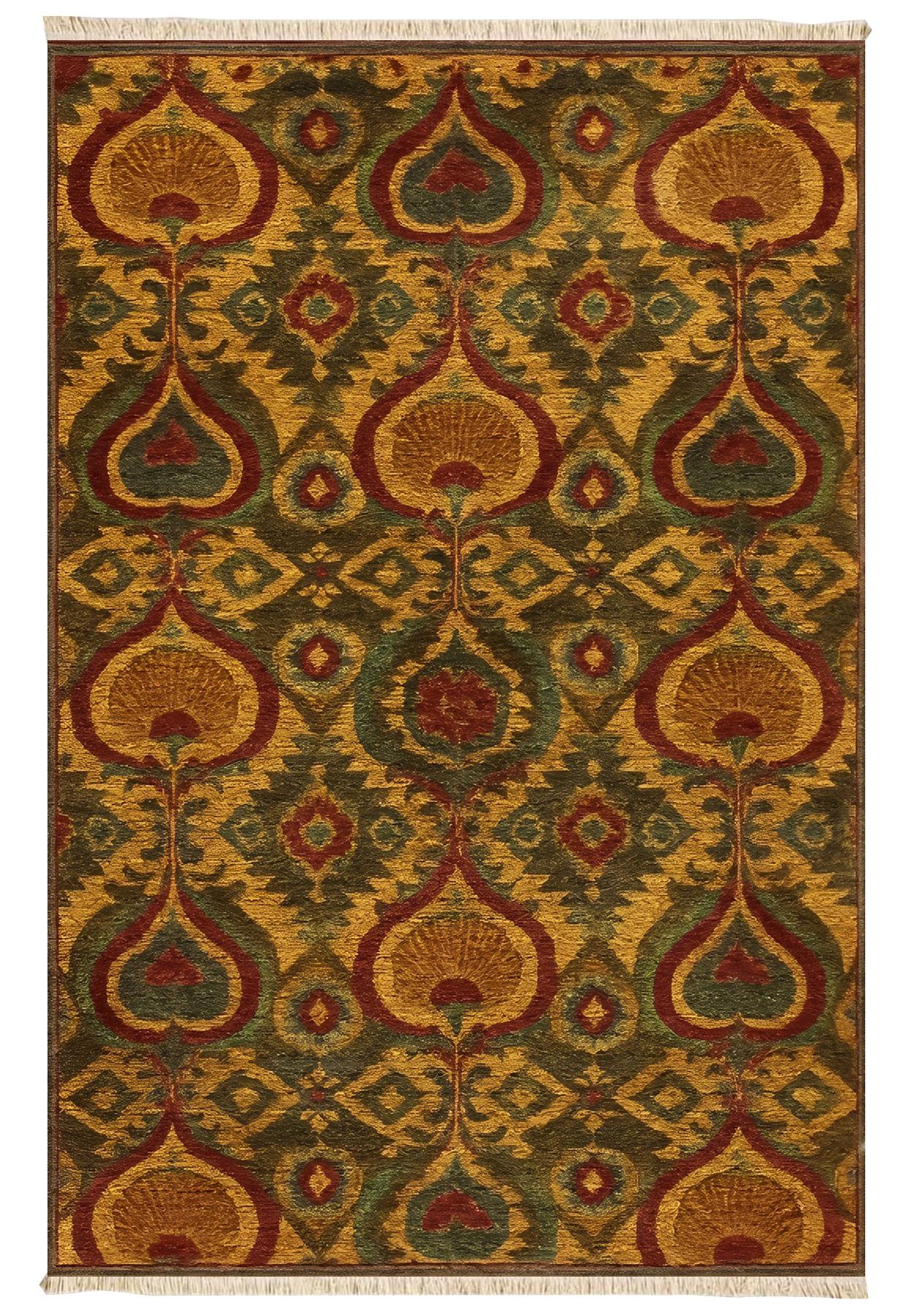 Sonbahar Bahçesi Vintage Dokuma Taban Halı 367 YNGMarkaev