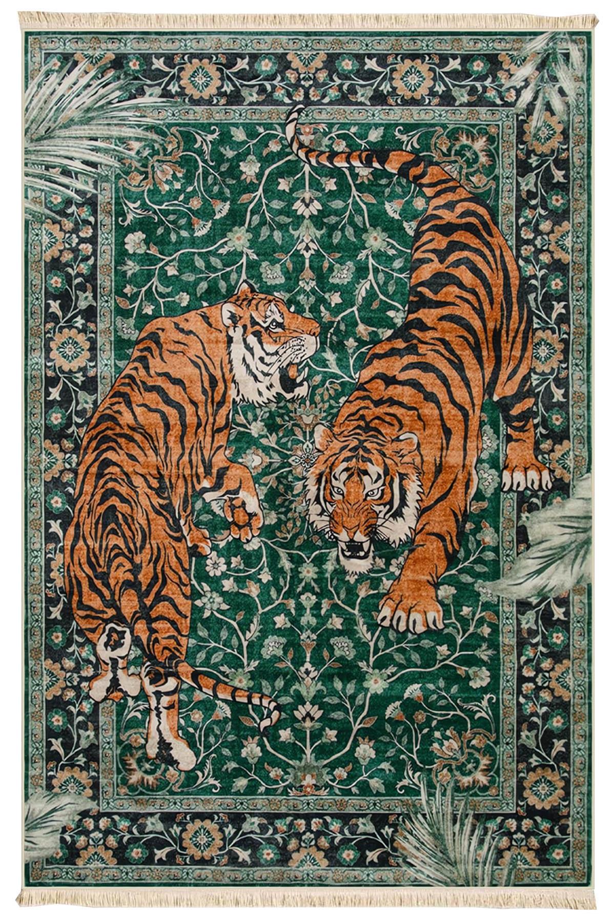 Tiger Baskılı Dokuma Taban Halı 230 YNGMarkaev