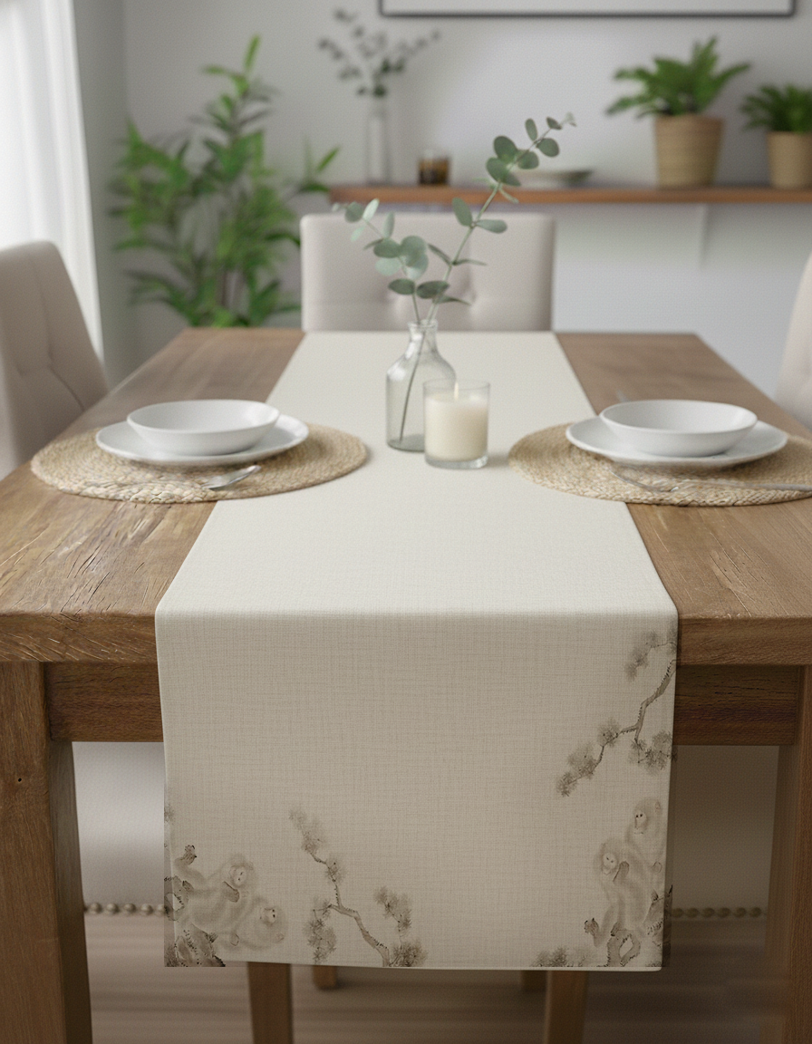 Uzak Doğu Pamuklu Masa Runner 0073– 50x150 cmMarkaev