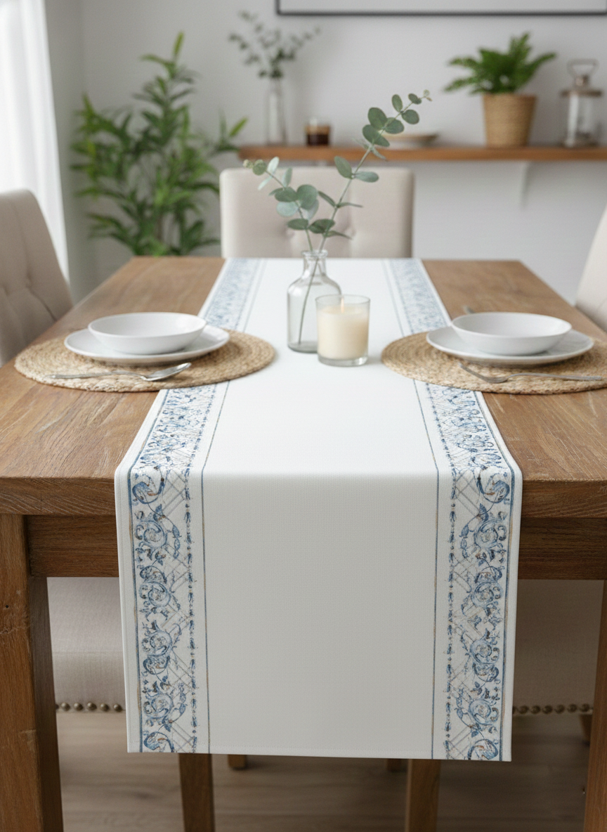 Versay Pamuklu Masa Runner 0055– 50x150 cmMarkaev