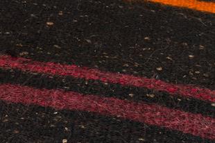 BORDO TURUNCE RENGİ ÇİZGİLİ KİLİM PASPAS