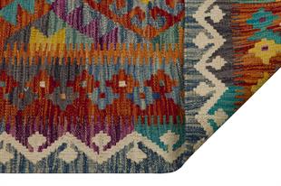 EL DOKUMA YÜNE YÜN OTANTİK DESEN AFGAN KİLİM 